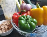 สลัดผักทูน่าพริกไทยดำ วิธีทำสูตร 1 รูป