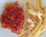 Lecsós csirkemell recept fázis 4 fotója
