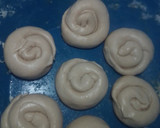A picture of step 4 of Chapatis, soft and layered.
