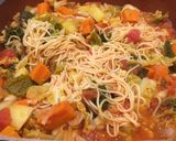 A picture of step 7 of Minestrone soup - classic winter warmer.