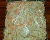 A picture of step 2 of Mike's Seafood Spinach Enchiladas.