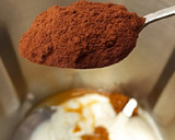 Foto del paso 1 de la receta: Natillas 🥣 de chocolate 🍫 y crema de cacahuete 🥜