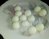 A picture of step 1 of Gulabjamun in rabri.