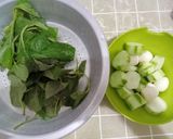 Foto langkah ke 1 dari resep Sayur Oyong Bayam.