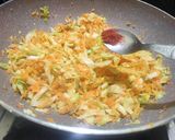 A picture of step 3 of Veg Momos.
