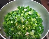 A picture of step 1 of Punjabi dinner thali.