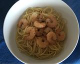 Foto del paso 4 de la receta: Pastas con Camarones al ajillo (suave)
