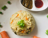 கோதுமை ரவா கிச்சடி(wheat rava kichdi recipe in tamil) ரெசிபி ஸ்டேப் 6 புகைப்படம்