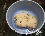 A picture of step 1 of Spring Onion Pooris.