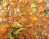 A picture of step 8 of Italian Sausage Pasta 😀.