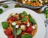 Spaghetti pomidorowe w zieleni krok przepisu 2 zdjęcie