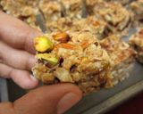 A picture of step 4 of Healthy No-Bake Oatmeal, Dates And Assorted Nuts Energy Bars.