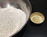A picture of step 1 of Wheat flour Puri.