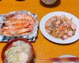 Hình bước làm 3 của món Tôm nướng xì dầu 🦐