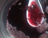 A picture of step 3 of Hibiscus juice.