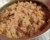 A picture of step 6 of Goan veg pulav (aroz).