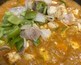 A picture of step 8 of Kadai paneer.