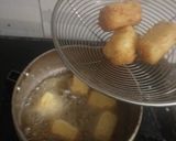 Hình bước làm 8 của món Bánh sữa tươi chiên giòn cách làm chi tiết đơn giản