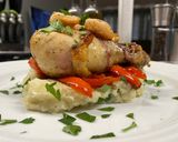 A picture of step 17 of Baked Garlic-Lime Chicken Drums and Shrimp.
