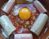 Foto del paso 3 de la receta: Huevos y salchichas a la cazuela