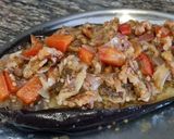 ওয়ালনাট স্টাফড এগপ্ল্যান্ট বোট (Walnut Stuffed Eggplant Boat recipe in Bengali) রেসিপির ধাপ 4 ছবি