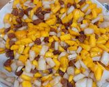 Foto del paso 1 de la receta Crujiente de Mango, Pera y Pasas
