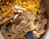 A picture of step 3 of Mushroom,sweetcorn, paneer n capsicum#authors marathon.