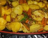 A picture of step 3 of Potato garlic.