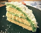 Hình bước làm 9 của món 💚 Bánh Bông Lan Phú Sĩ - Bông Lan Lá Dứa Hấp (Gâteau aux feuilles de pandan cuit à la vapeur)