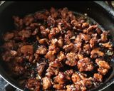 A picture of step 4 of Mushroom Manchurian dry.