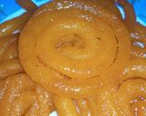 A picture of step 11 of Rava Jalebi.
