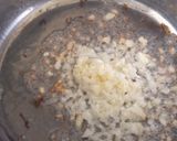 A picture of step 1 of Veg Fried Rice.