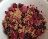 A picture of step 1 of My Crisp Mixed Berries Treat.