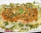 Foto del paso 5 de la receta: Salmón al broiler con salsa verde