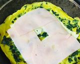 Foto del paso 4 de la receta: Espinaca a la francesa con jamón y queso (tortilla)