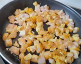 A picture of step 1 of Chicken Curry Samosas.