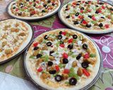 A picture of step 3 of Chicken Tikka Pizza 🍕🍕.