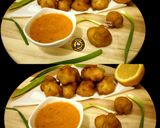 A picture of step 6 of Instant Mysore Bonda With Yummy spicy Red Chutney.