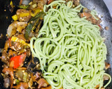 Foto del paso 4 de la receta: Spaghettis vegetarianos ♥️