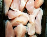 A picture of step 1 of Sticky Lemon & Lime Chicken.🙄.