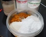 Foto langkah ke 2 dari resep Bua Loy (Kolak Candil Labu Kuning ala Thailand).