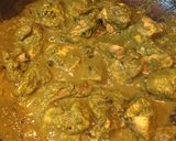 A picture of step 7 of Dhaniya Chicken.