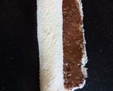 A picture of step 4 of Nutella French toast.