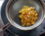 A picture of step 1 of Corn Sandwich.