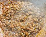 A picture of step 6 of Vangyache (baingan) bharta.