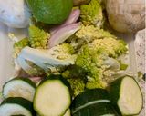 Une image de l'étape 1 de Dos de skrei courgettes.