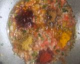 A picture of step 5 of Baingan Bhartha.