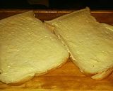 A picture of step 1 of Tex's Pizza Toastie 🐷🧀 🍞🌿🍕.