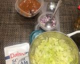 Foto del paso 4 de la receta: Tacos de Carne con tocino en salsa de chipotle 😋