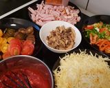 Pas rețetă Pizza mixtă (o gustare la pachet grozavă) 1 fotografie